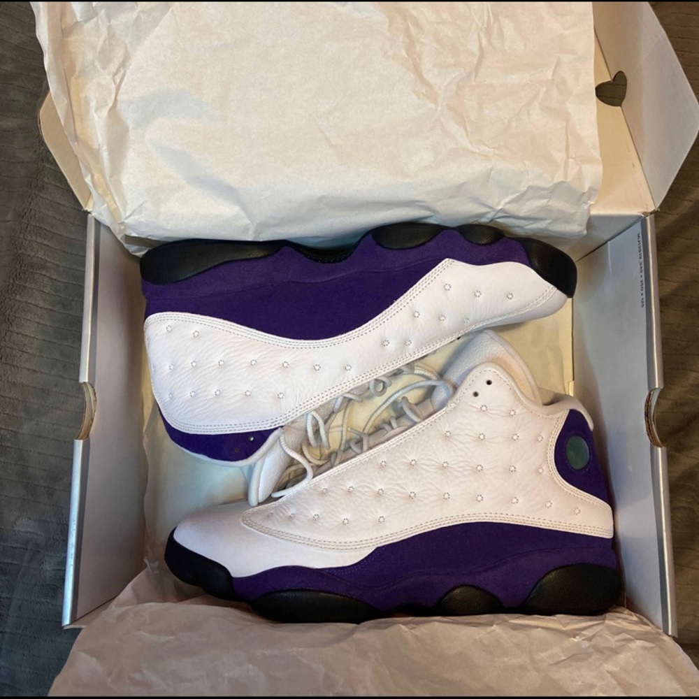 Retro Jordan 13s (Laker Purple”